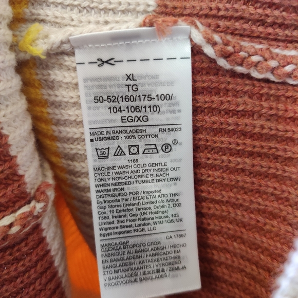 Gap Striped Tie Strap Knit Tank Top NWT - Picture 9 of 13